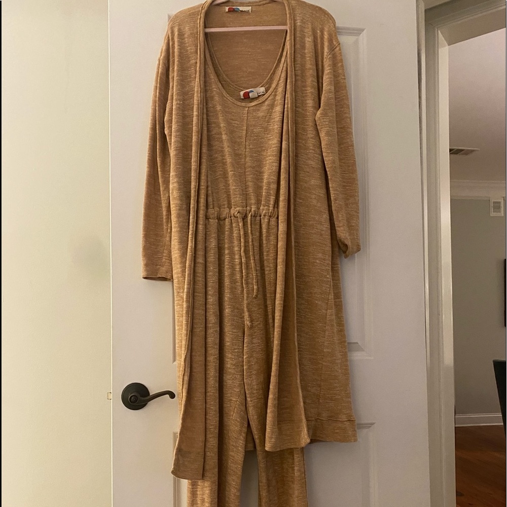 Free People matching sweater/jumpsuit